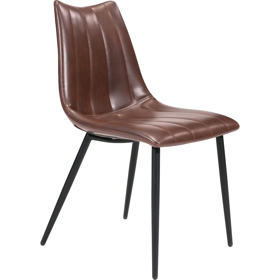 freyja dark brown dining chair   