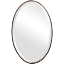 frida dark brown mirror   