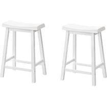 frieda white counter height stool   