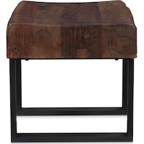 frisco occasional dark brown end table   