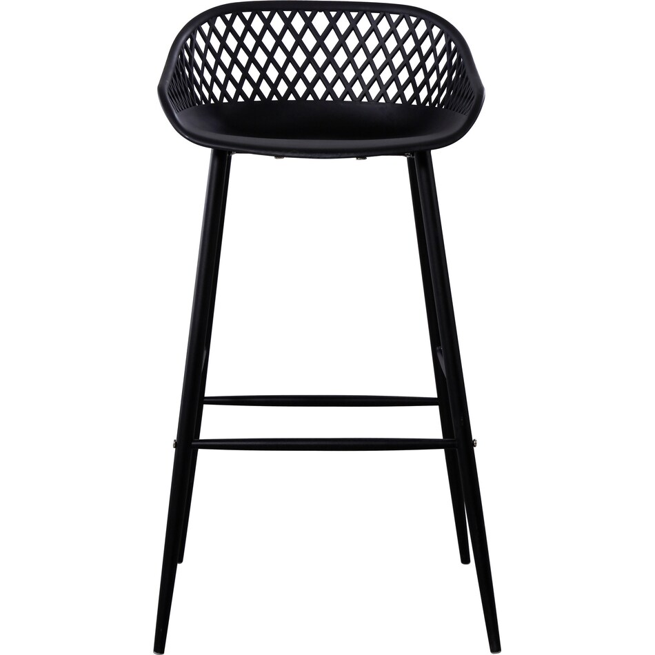 frontier black outdoor stool   
