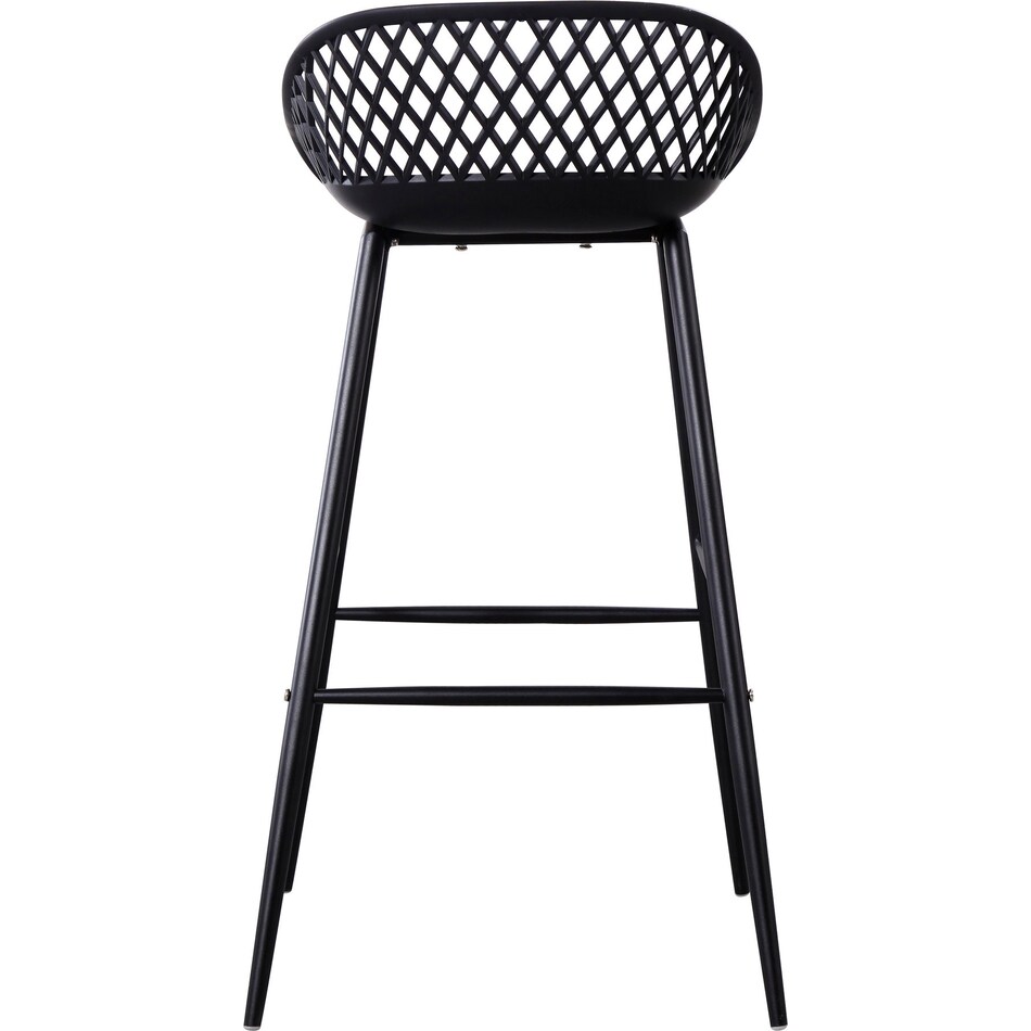 frontier black outdoor stool   