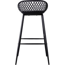 frontier black outdoor stool   
