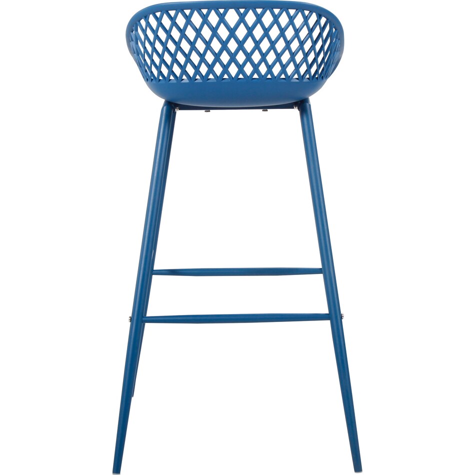 Frontier Outdoor Set of 2 Bar Stools Blue Value City Furniture
