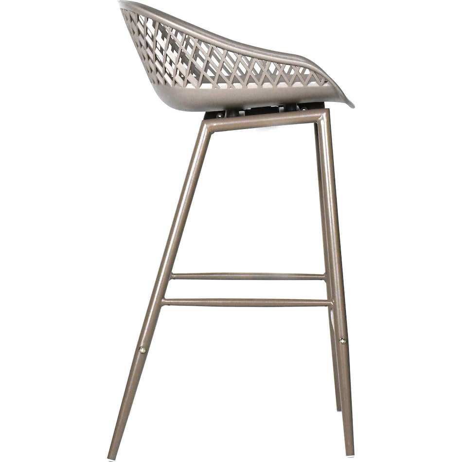 frontier gray outdoor stool   