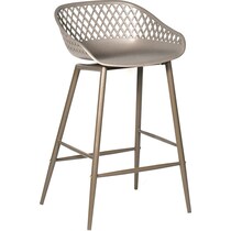 frontier gray outdoor stool   