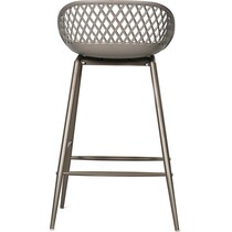 frontier gray outdoor stool   