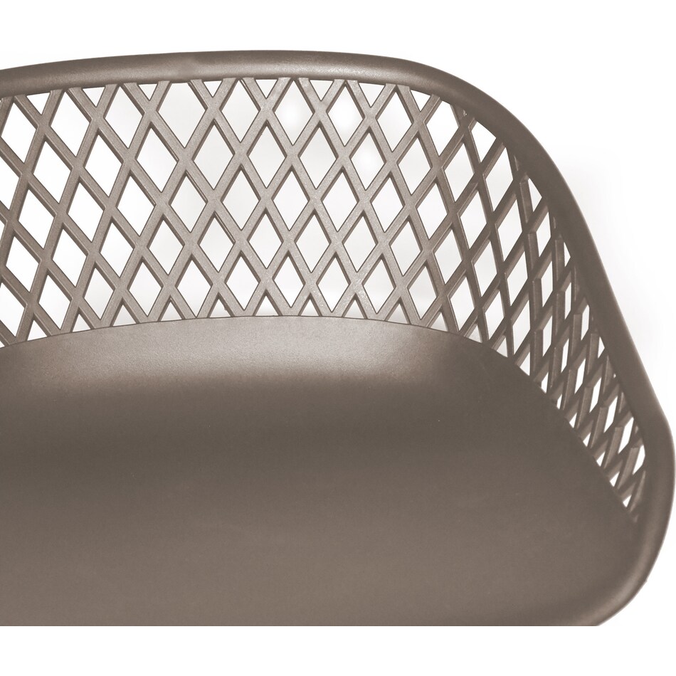 frontier gray outdoor stool   