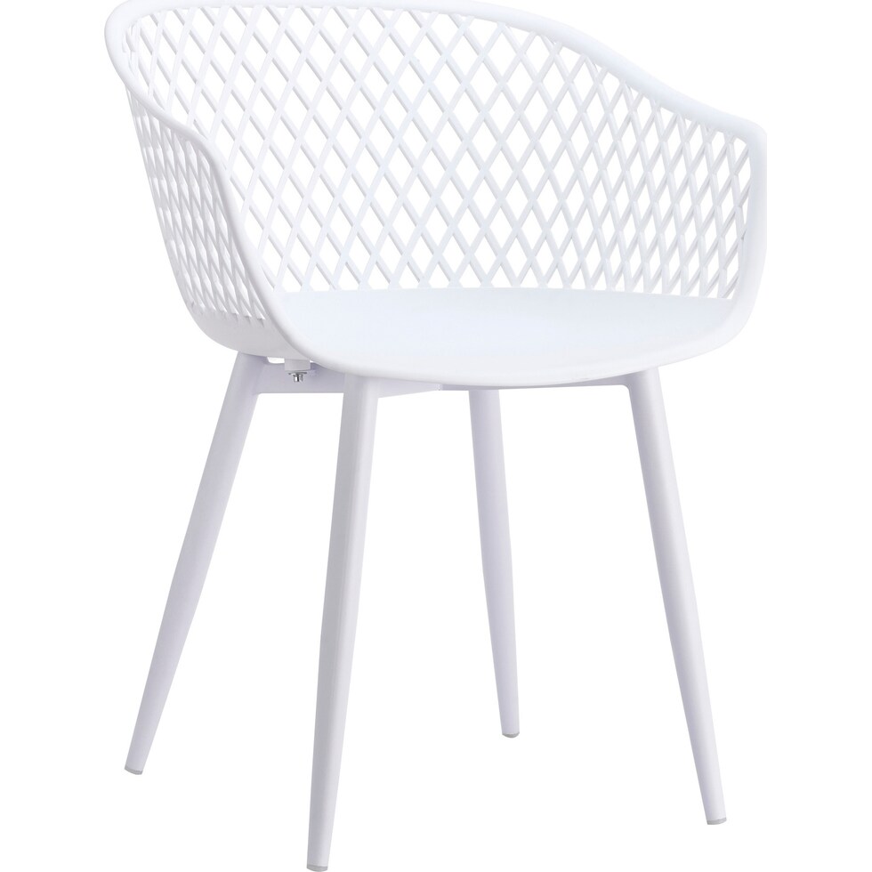 frontier white outdoor chair set   