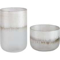 frost white vase   