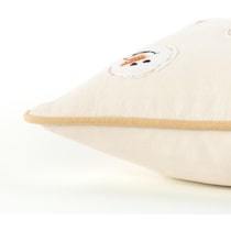 frosty natural accent pillow   