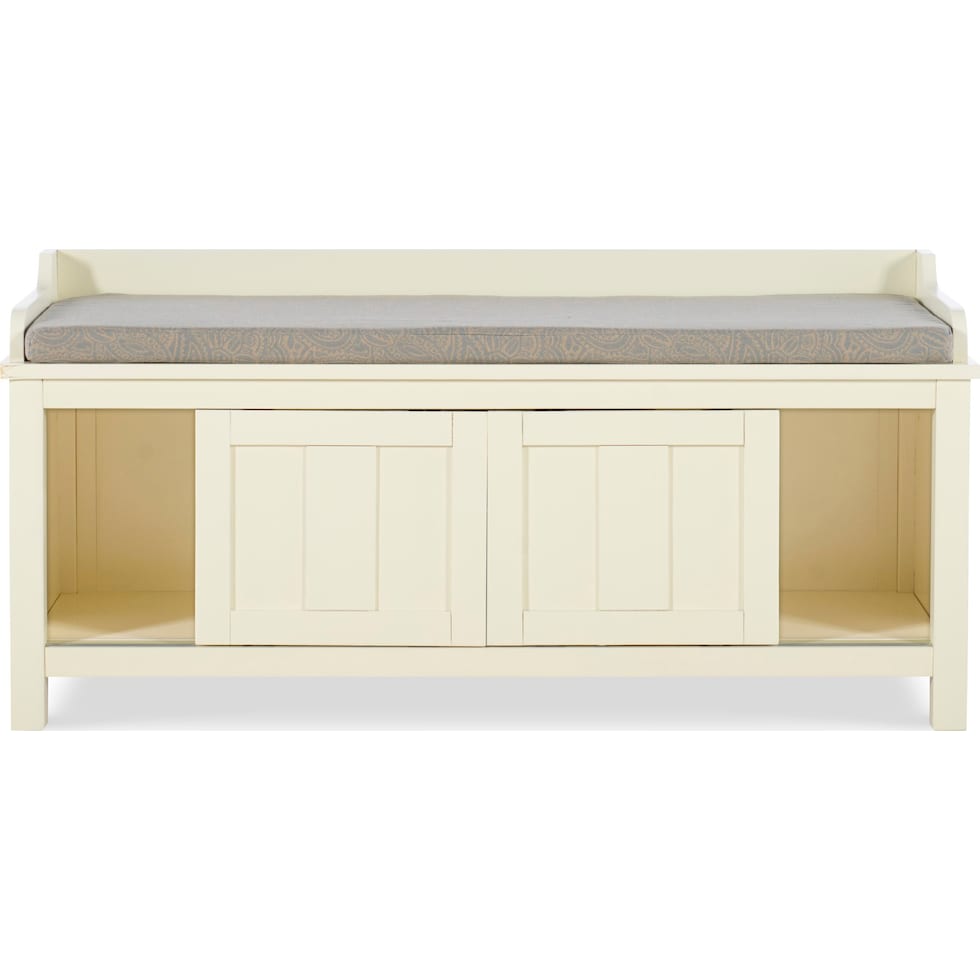 fullerton white bench   