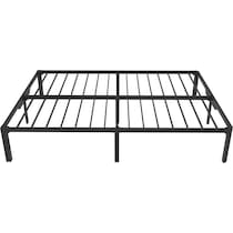 fundamental black queen bed frame   