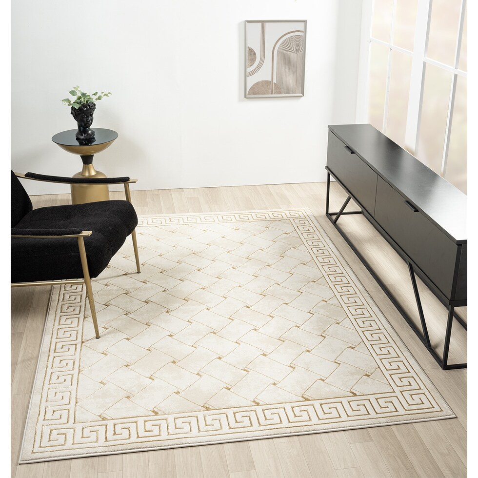 futura gold area rug  x    