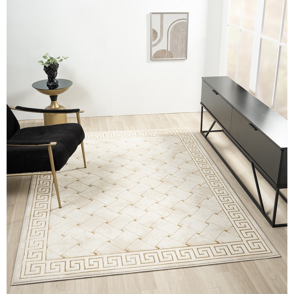 futura gold area rug  x    