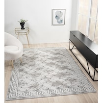 futura silver area rug  x    