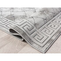 futura silver area rug  x    