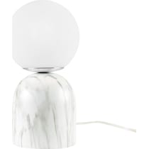 gabbro white table lamp   