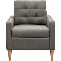 gabriella gray accent chair   