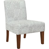 gaetan multicolor accent chair   