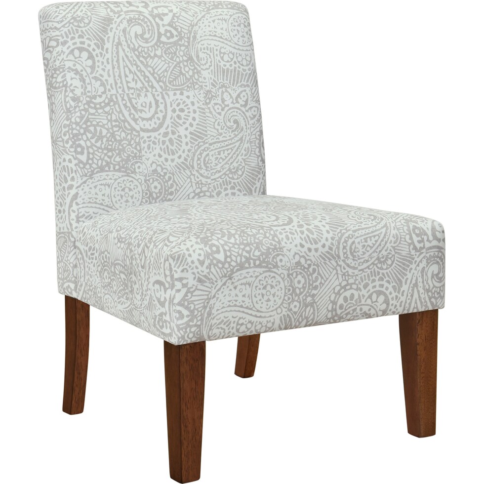 gaetan multicolor accent chair   