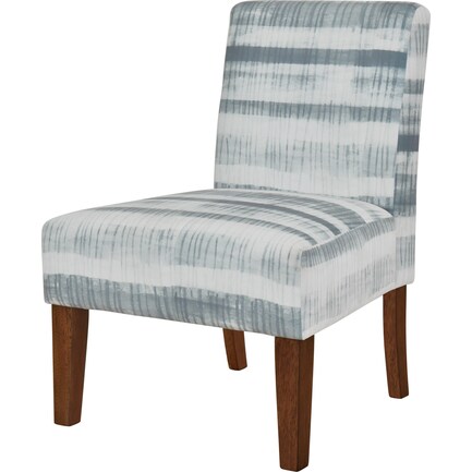 Gaetan Accent Chair - Blue stripe