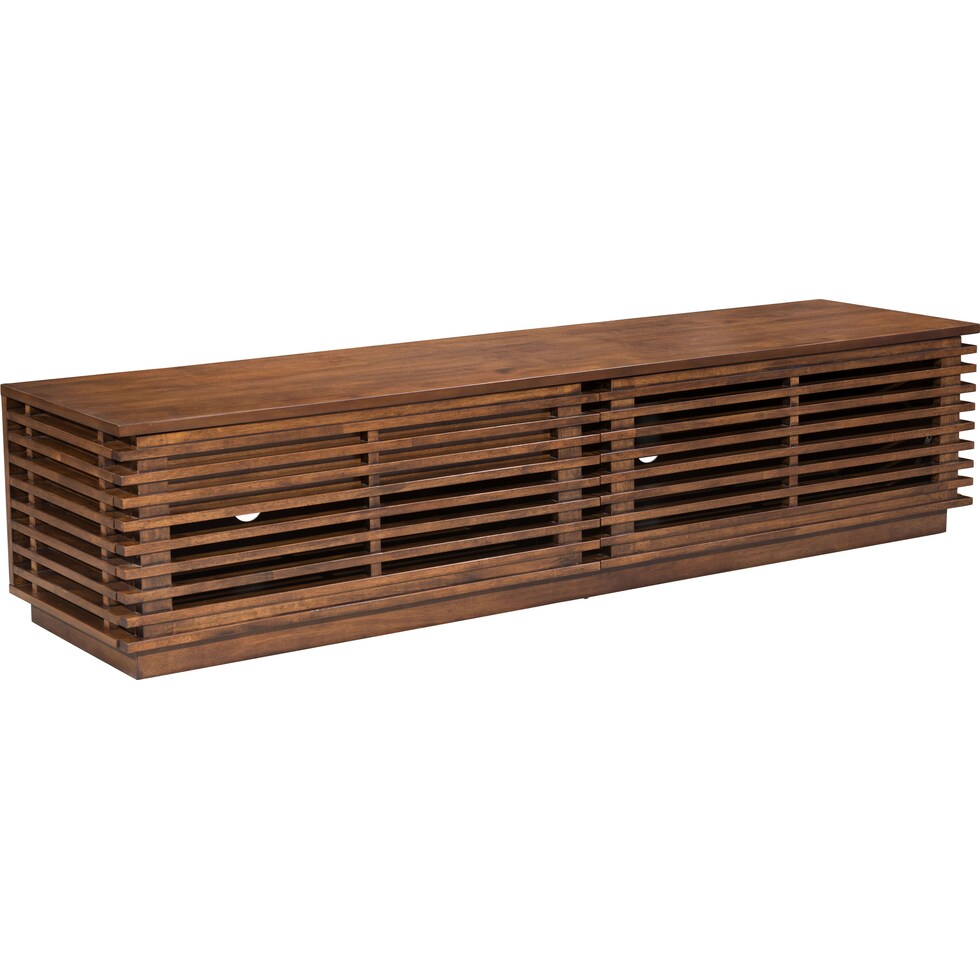 gaff dark brown tv stand   