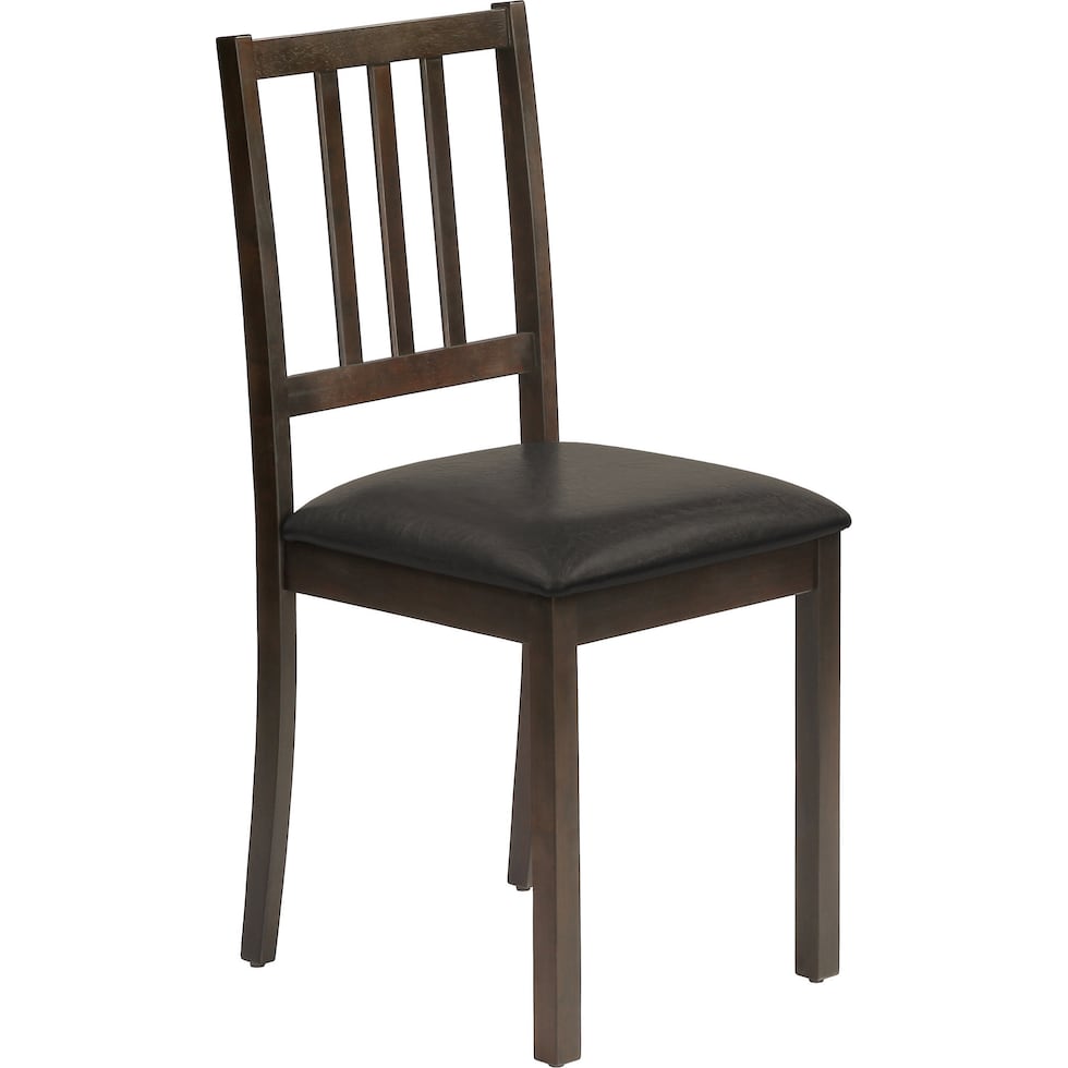 gail dark brown chair   