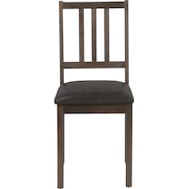 gail dark brown chair   