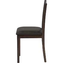 gail dark brown chair   