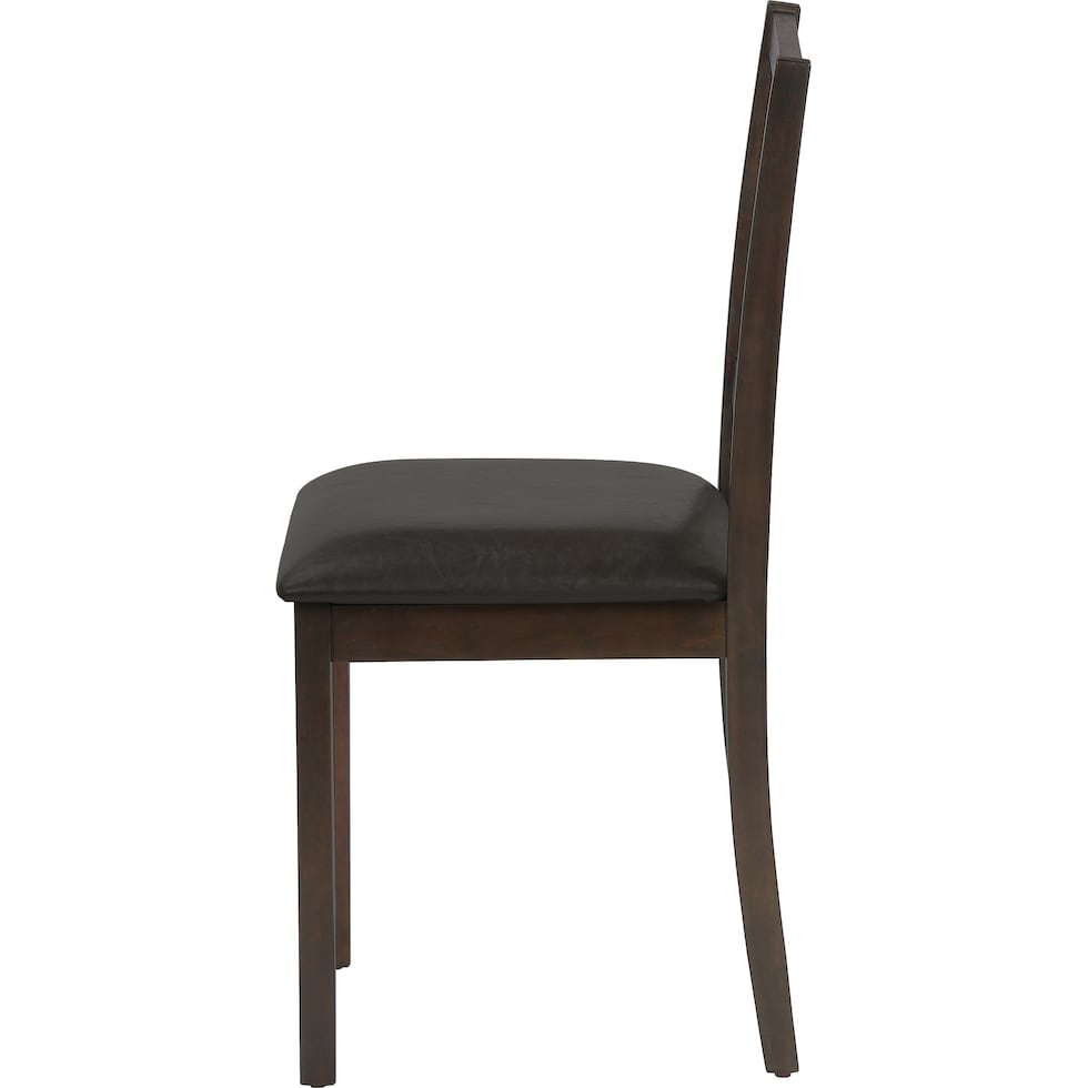 gail dark brown chair   