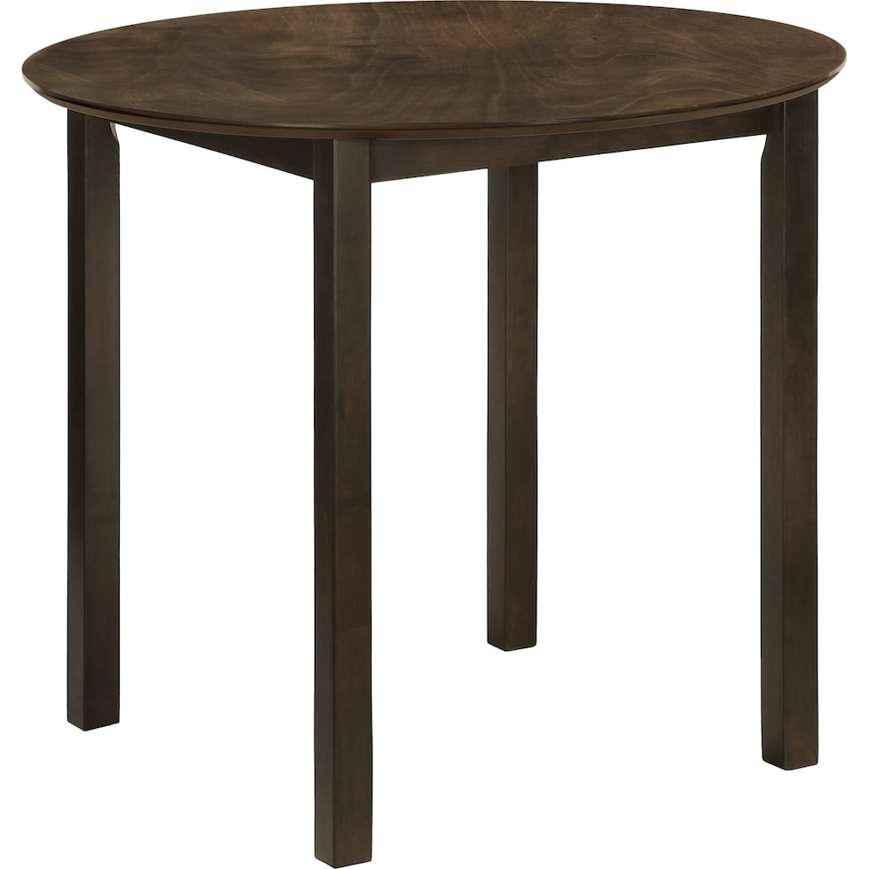 gail dark brown dining table   