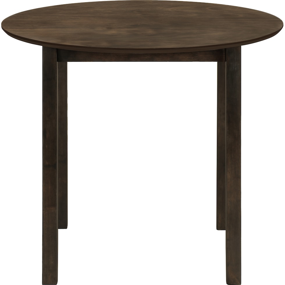 gail dark brown dining table   