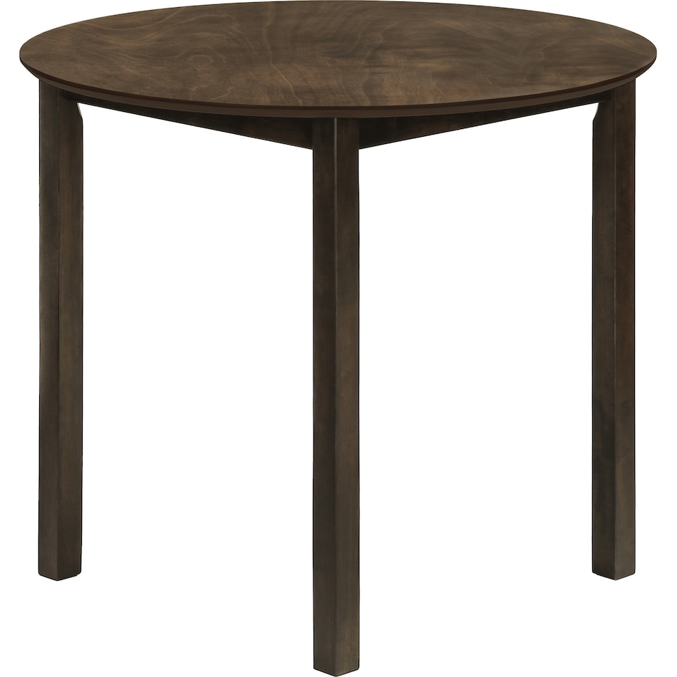 gail dark brown dining table   
