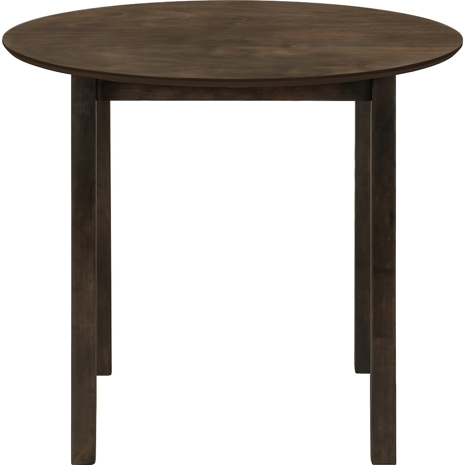 gail dark brown dining table   