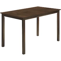 gail dark brown dining table   