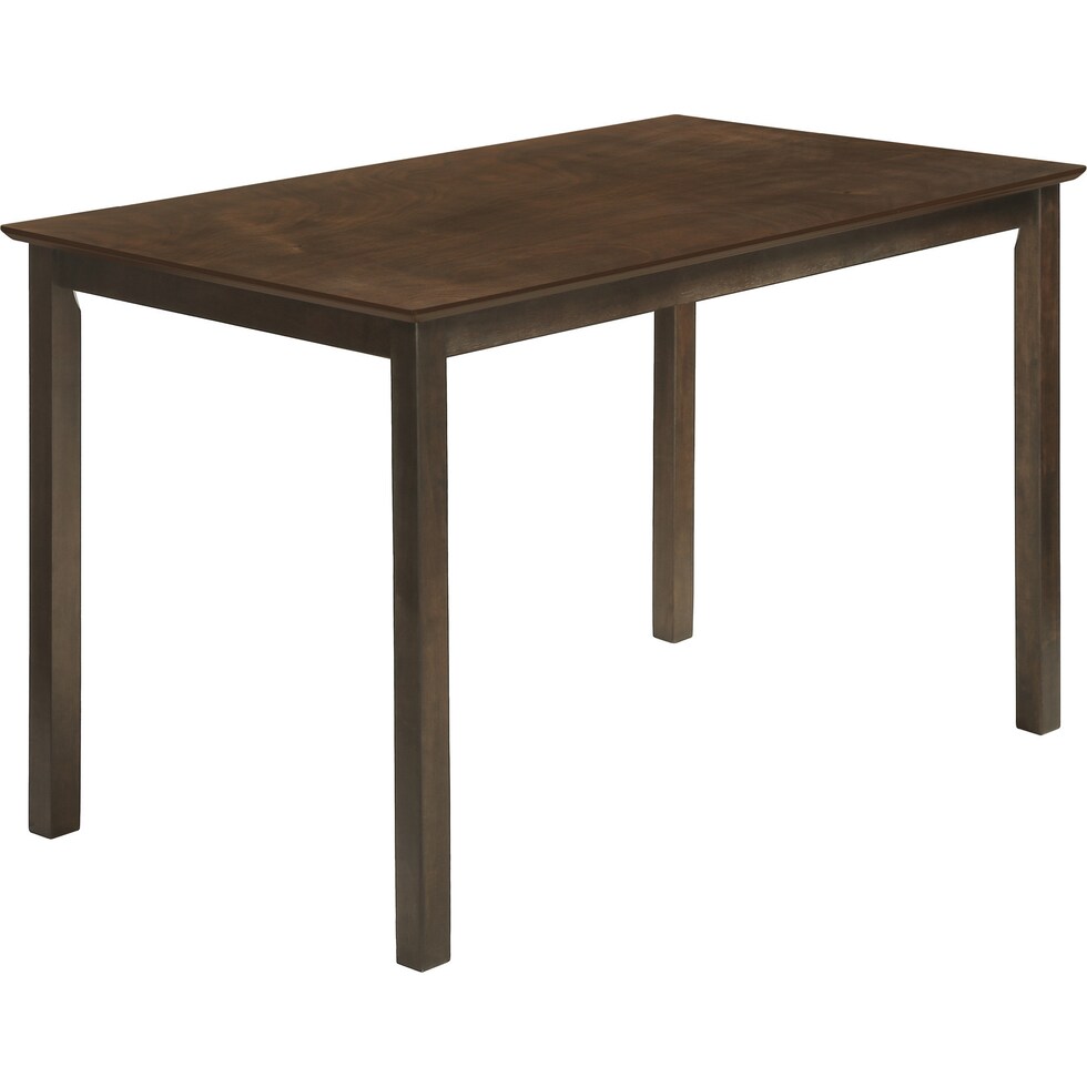 gail dark brown dining table   