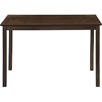 gail dark brown dining table   