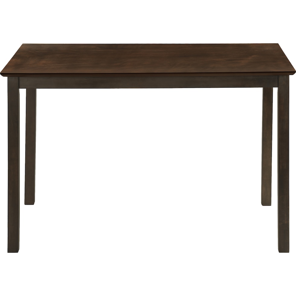 gail dark brown dining table   