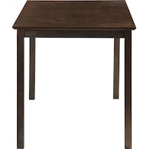 gail dark brown dining table   