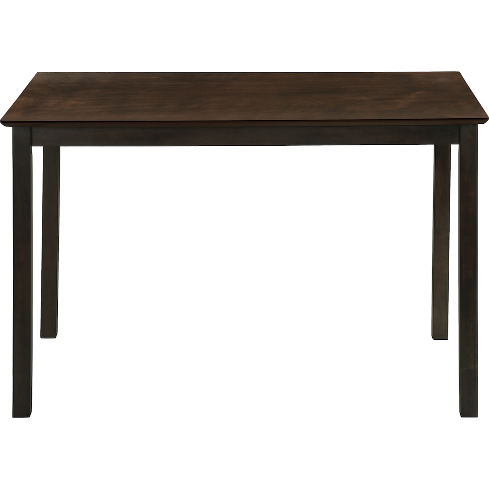 gail dark brown dining table   