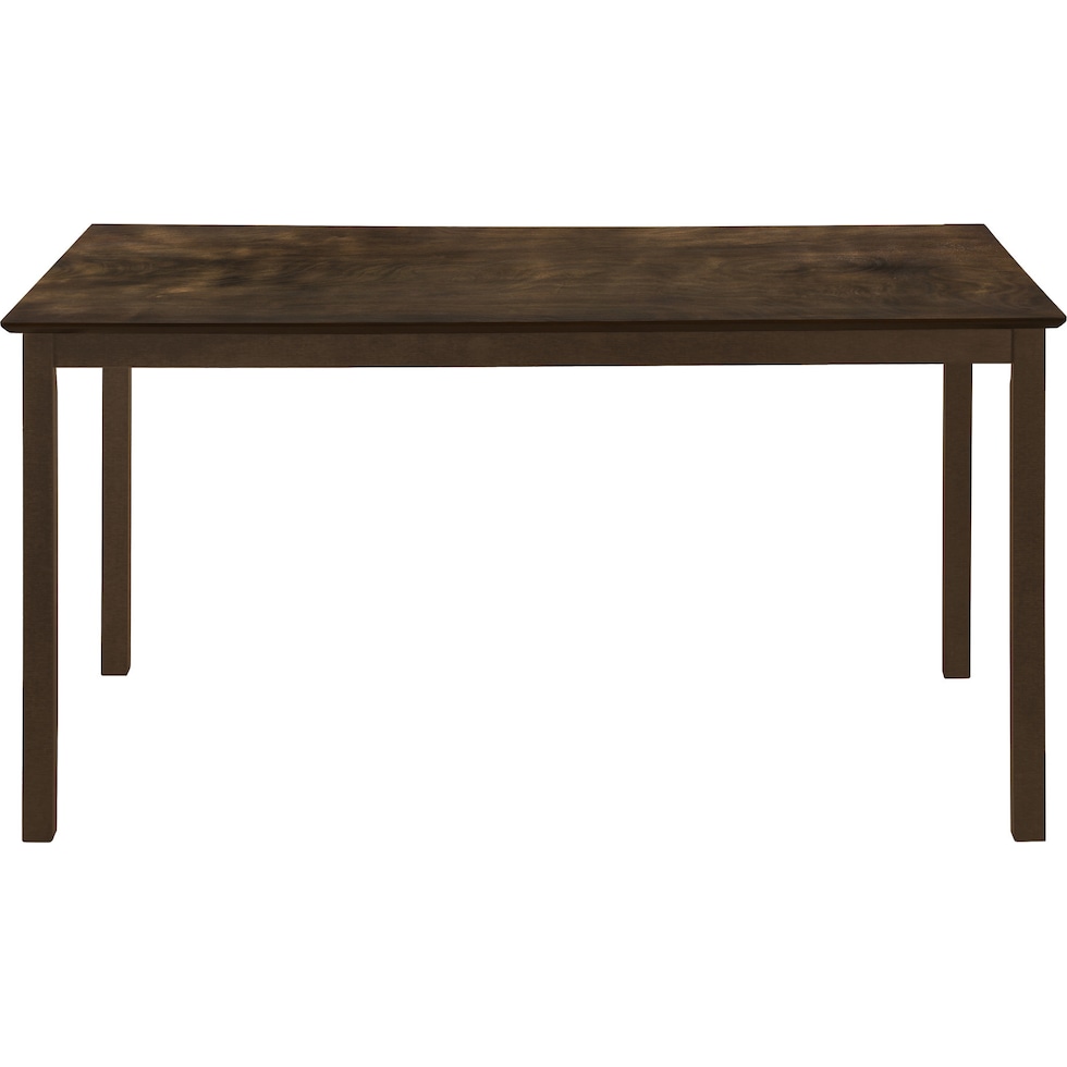 gail dark brown dining table   