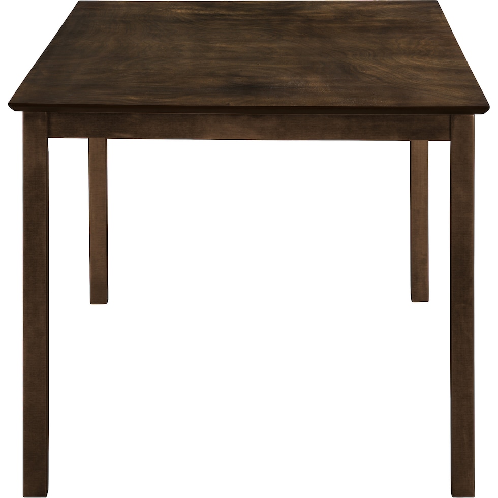 gail dark brown dining table   