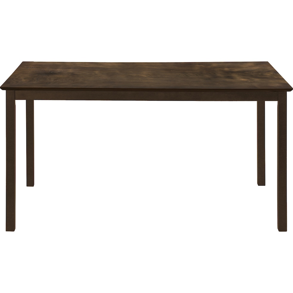 gail dark brown dining table   