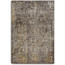 galactic dark brown area rug  x    