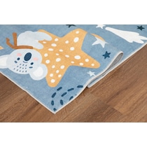galaxy blue area rug  x    