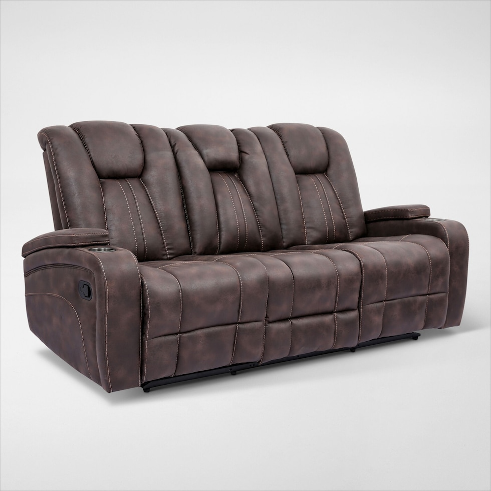 galaxy dark brown sofa   