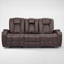galaxy dark brown sofa   