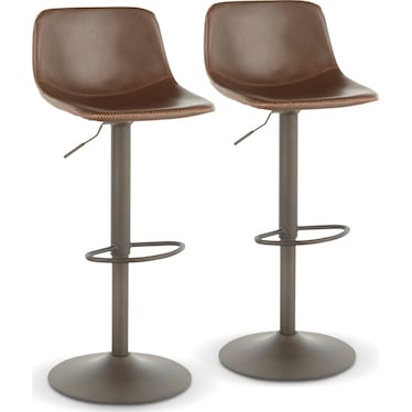 Gale Set of 2 Adjustable Bar Stools