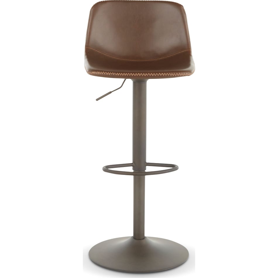 gale dark brown bar stool   